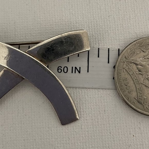 Vintage Sterling Silver Taxco Cross Pin